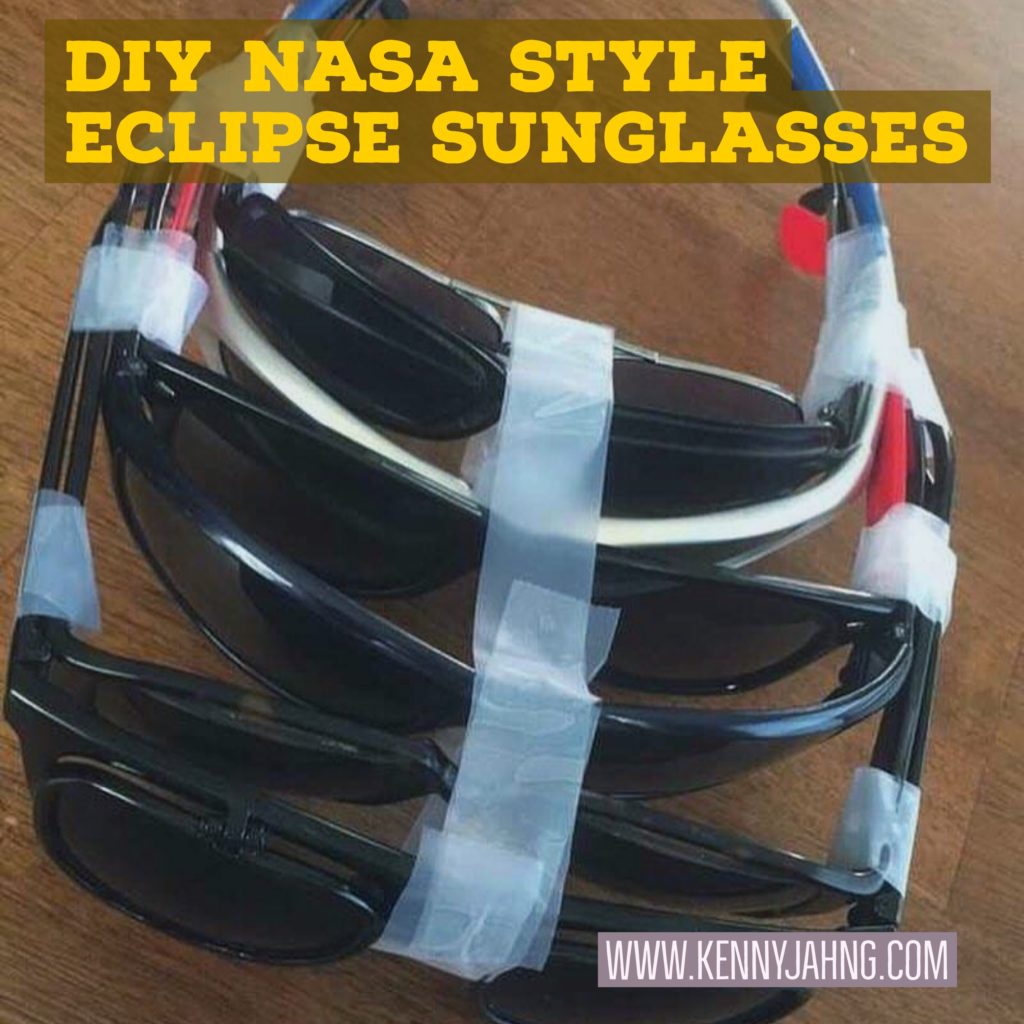 DIY NASA “Style” Eclipse Sunglasses Blueprint »