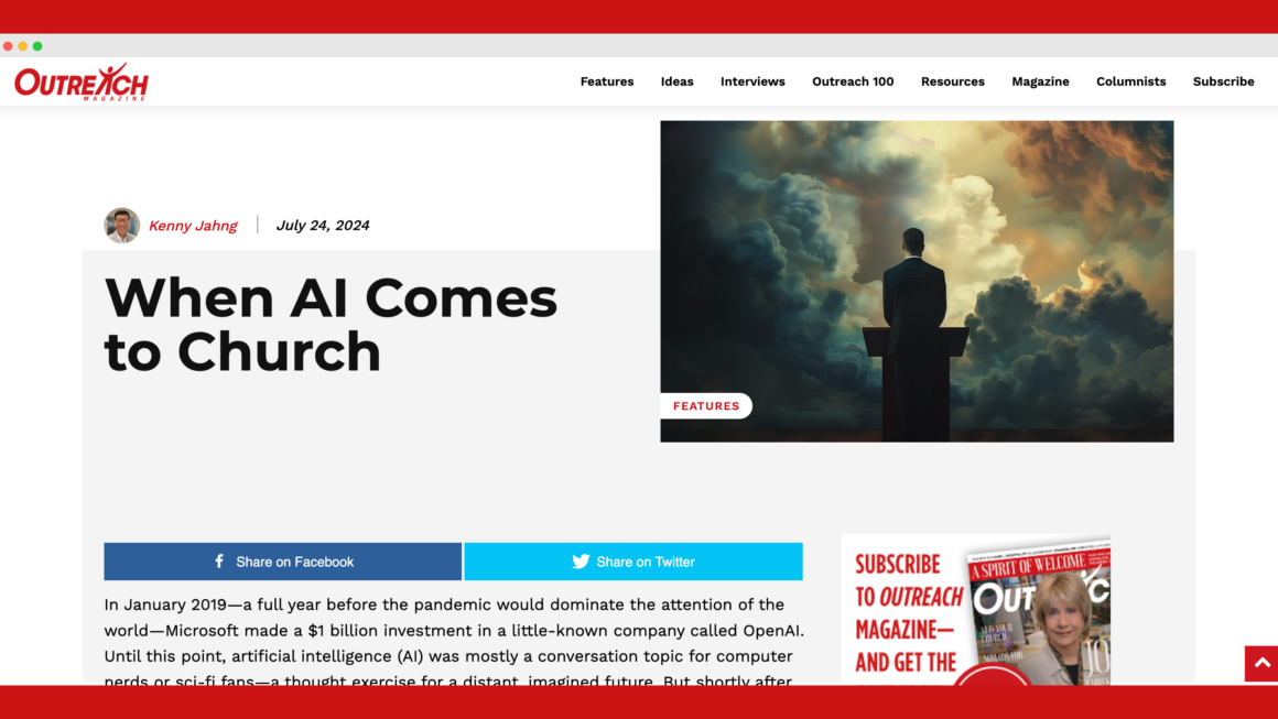 When AI Comes To Church by Kenny Jahng